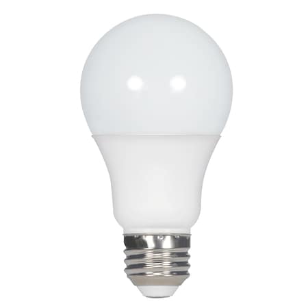 Satco Bulb, LED, 5.5W, A19, 120V, 30K, E26, Dim, White S11321